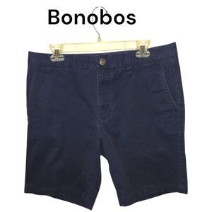 Bonobos Shorts Mens Navy Chino Pockets Casual